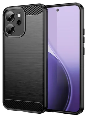 Obrázok produktu pre Techsuit – Carbon Silicone obal na Oppo Reno 14F – čierny