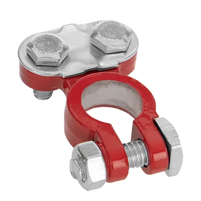 Obrázek produktu pro alca® Svorka pólu baterie Plus (+) červená 6/12 V Autobaterie Svorka Adaptér pólu baterie Připojovací svorka Svorka pólu baterie Baterie