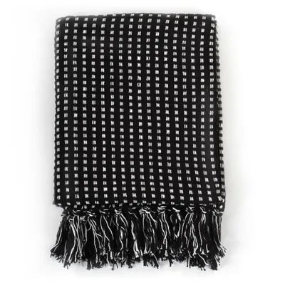 Immagine prodotto di Copriletto in Cotone a Quadri 220x250 cm Nero