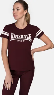 Produktbild von Frauen T-Shirt KILLEGRAY Oxblood/White M Lonsdale