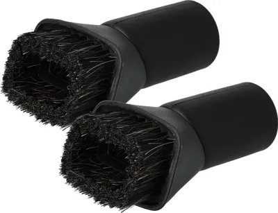 Produktbild von vhbw 2x Staubbürste Möbelbürste kompatibel mit Kärcher NT 55/1 Tact Te H, NT 55/1 Tact Te, NT 551 BS, NT 551 Staubsauger mit Rundanschluss 35 mm - 7cm