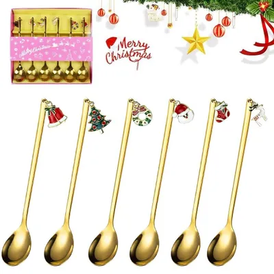 Productafbeelding van Set van 6 Kerstlepels