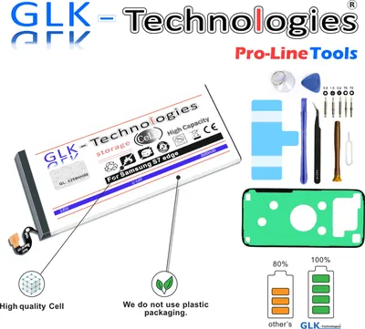 Produktbild von GLK-TECHNOLOGIES  für Samsung Galaxy S7 S 7 EDGE AKKU  SM-G935F EB-BG935ABE Battery 2021 B.j
