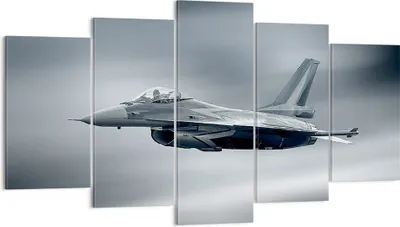 Produktbild von Bild auf Leinwand - Leinwandbild - Flugzeug Himmel Flug - 160x85cm - Wand Bild - Wanddeko - Leinwanddruck - Bilder - Kunstdruck - Wanddekoration - Leinwand bilder - Wandkunst - EA160x85-3415