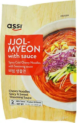 Produktbild von Assi Brand Bibim Orientalische Nudeln süss sauer scharf 420g