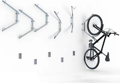 Obrázok produktu pre Stojan na bicykle Nástenný stojan na bicykle Pre 6 bicyklov