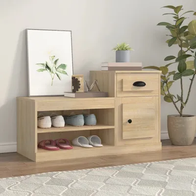 Obrázok produktu pre The Living Store skrinka na topánky Sonoma dub 100x42x60 cm materiál na báze dreva