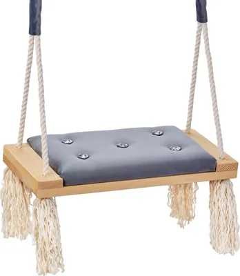 Obrázok produktu pre Love Gifts® Swing - detská hojdačka od 5 rokov z dreva, vhodná aj ako interiérová hojdačka, možno ju namontovať na strop a do zárubne dverí