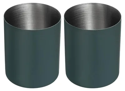 Produktbild von 2 Stück Edelstahl Stifthalter für Schreibtischaccessoires