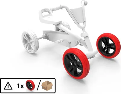 Obrázok produktu pre BERG Motokárové náhradné koleso 9x2 - čierne/červené predné