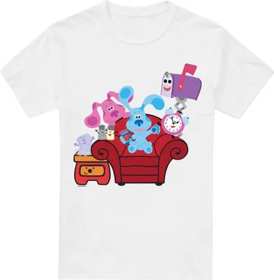 Immagine prodotto di Blue's Clues & You! - maglietta "Amici per sempre" per uomo TV6630 (S) (Bianco)