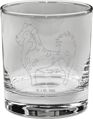Produktbild von Mr. & Mrs. Panda Tumbler Hund Australien Shepherd - Transparent - Geschenk, Whiskey, Whisky, Whiskyglas, Glas, Sprüche, Familienhund, Spruch, Haustier, Bourbon