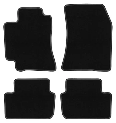Image de Tapis de sol en moquette pour Lexus IS I 1998-2005 (berline) – jeu 4 pièces, noirs, sur mesure – Wielganizator BASIC