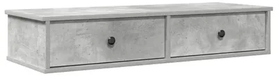Imagen del producto de Estantería con cajones en color gris cemento