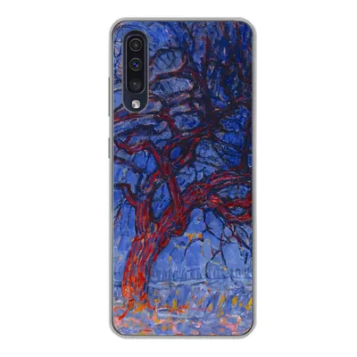 Produktbild von MuchoWow® Handyhülle Schutzhülle Hülle für Samsung Galaxy A50 Roter Baum - Piet Mondrian Silikon Softcase Handy Hülle - Mobiltelefonhülle