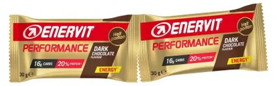 Obrázek produktu pro Enervit Performance tyčinka, hořká čokoláda, 2 x 30 g