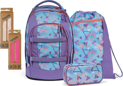 Produktbild von Satch Schulrucksack PACK 80s Dance 3-teilig, ergonomisch