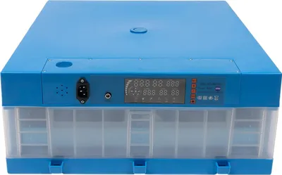 Immagine prodotto di Incubatrice per uova, rotazione automatica delle uova, controllo della temperatura, blu, 48x48x21cm