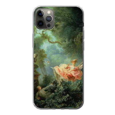 Produktbild von MuchoWow® Handyhülle Schutzhülle Hülle für iPhone 13 Pro Max Die Schaukel - Jean-Honoré Fragonard - Kunstwerk Silikon Softcase Handy Hülle - Mobiltelefon
