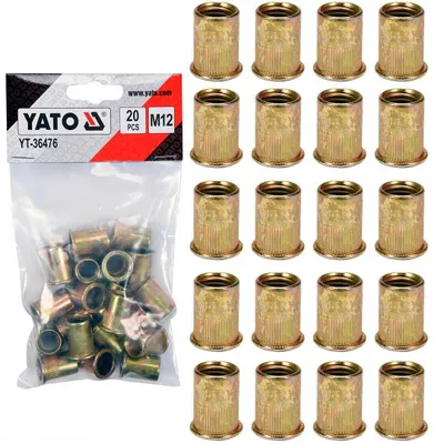 Produktbild von Yato YT-36476, Kohlenstoffstahl, Kupfer, Kupfer, 1,48 cm, 22 mm, 20 Stück(e)