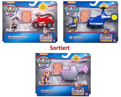 Produktbild von PAW Patrol Ultimate Rescue Mini Vehicles, 3 Jahr(e), Mehrfarbig