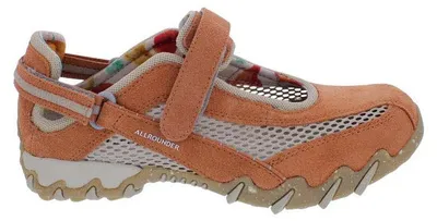 Produktbild von Allrounder Sneaker Niro 23/12, Velourleder mit offenem Mesh, Karamell-Braun, Fußbett zum Wechseln 38 1/2