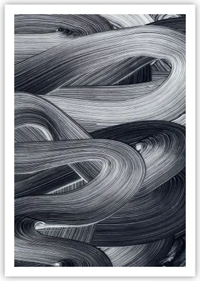 Produktbild von Poster - Poster ohne Rahmen - Farbe Pinsel Schwarz - 70x100 cm - Wand Bild - Wanddeko - Wandbilder - Kunstposter - Wandposter - Bilder - Kunstdruck - Wanddekoration - Wandbild - P2XPA70x100-5024