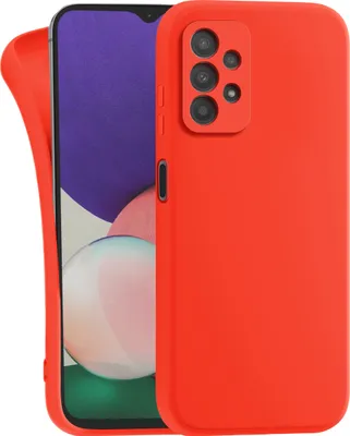Produktbild von MyGadget Silikon Hülle Kompatibel mit Samsung Galaxy A23 5G - robuste Schutzhülle TPU Case Slim Silikonhülle - Back Cover Kratzfest Handyhülle - Matt Orange