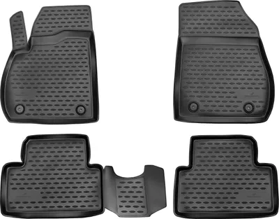 Produktbild von WALSER XTR Gummi Fussmatten Auto für Opel Zafira Tourer C (P12), 5 Sitze 2011-2019, 100% passgenaue Auto Fußmatten, robuste Universal Fußmatte Auto, Gummimatten Auto, Auto Fussmatten Gummi