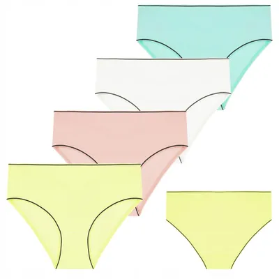 Produktbild von Mädchenunterwäsche - Kinderpanties Größe 146 - Unterwäsche Set 4 Stück - Baumwolle Unterwäsche - fur Mädchen