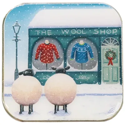 Produktbild von Bothy Threads Nadelhalter Magnet „Der Wollladen“, XA69, 4x4cm