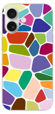 Image de 1001Coques - Coque silicone compatible avec Apple iPhone 17 - Motif vonoroi - Design original imprimé en France