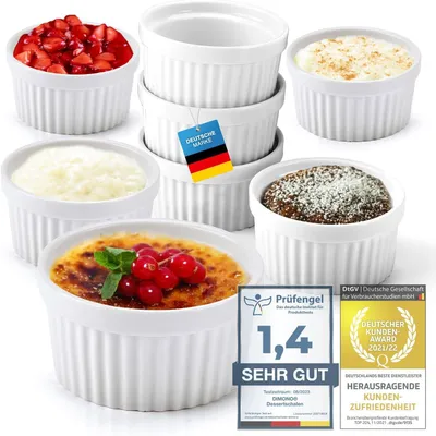 Immagine prodotto di Ciotole per dessert e stampi per crème brûlée - Bianco