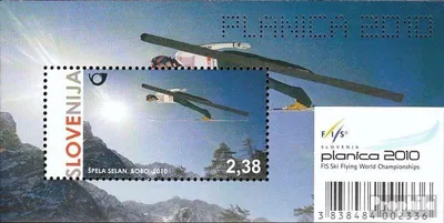 Produktbild von Briefmarken Slowenien 2010 Mi Block47 (kompl.Ausg.) postfrisch Skiflug Weltmeisterschaften