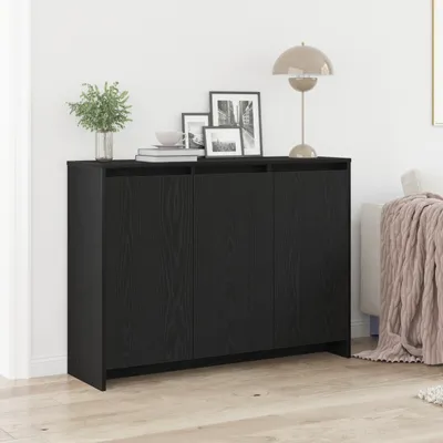 Immagine prodotto di Credenza Nero 102 x 29.5 x 75 cm Legno multistrato