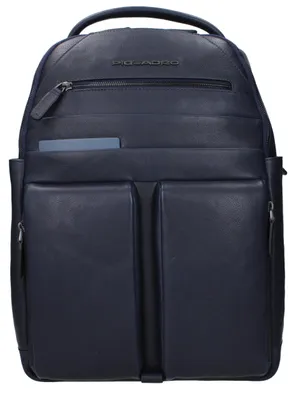 Produktbild von Piquadro Rucksack aus Leder in Blau CA6030S122BLU