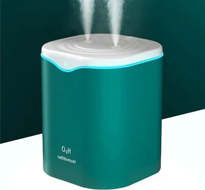 Zdjęcie produktu dla Przenośny nawilżacz USB – 2000 ml – do sypialni – cichy nawilżacz – nawilżacz do sypialni i roślin domowych – zielony