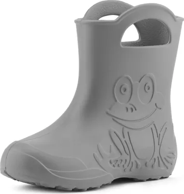 Image de Ladeheid Eva Enfants Garçons Filles Bottes de pluie LA-CA-01 (Gris, 22/23 EU)