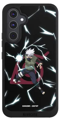 Produktbild von NIVOCASE Handyhülle für Samsung Galaxy A54 5G Hülle NIVOpure Case Schwarz Naruto Shippuden Offizielles Lizenzprodukt Kakashi