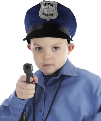 Produktbild von Kinder "Special Police" Polizei Mütze | Blau