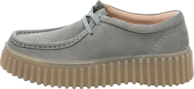 Immagine prodotto di Scarpe stringate Clarks Torhill Bee, in pelle scamosciata, verde, donna