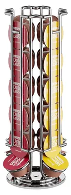 Kaffeekapselhalter, 360° drehbar, Edelstahl, 1 Stück