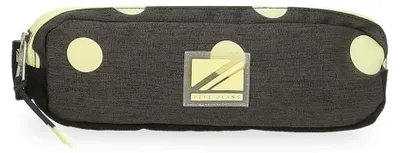 Zdjęcie produktu dla Etui na przybory szkolne Pepe Jeans Leire, czarne, 22 x 7 x 3 cm, poliester, czarne