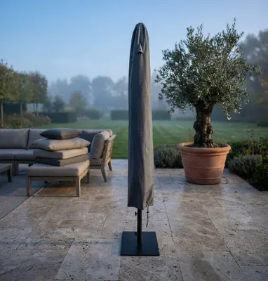 Immagine prodotto di Milani Home - telo di copertura per ombrellone per esterno giardino cm 31x31x200 h - Antracite