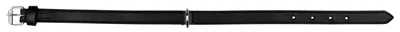 Produktbild von TRIXIE Active Halsband, Hund, Standardkragen, Schwarz, Leder, Einfarbig, Medium