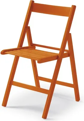 Image de CasaDolce chaise pliante HARE ORANGE, set de 4, 43x48x79 cm