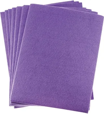 Zdjęcie produktu dla Filc A4 fioletowy 2 mm 10 sztuk (artykuły szkolne i papiernicze, artykuły kreatywne)