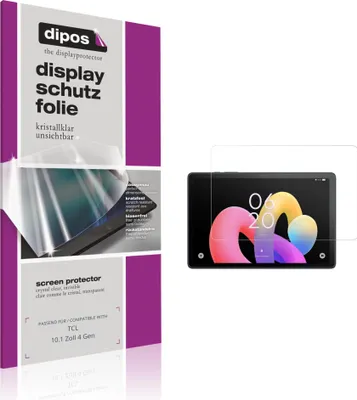 Image de 2x Film de protection d'écran pour TCL 10.1 Zoll 4 Gen protecteur clair dipos
