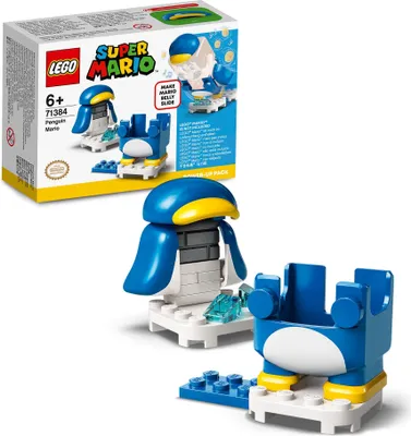 Produktbild von LEGO 71384 Super Mario Pinguin-Mario Anzug Power Up Pack, Erweiterungsset, Kostüm zum Rutschen