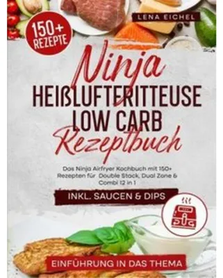 Produktbild von Ninja Heißluftfritteuse Low Carb Rezeptbuch